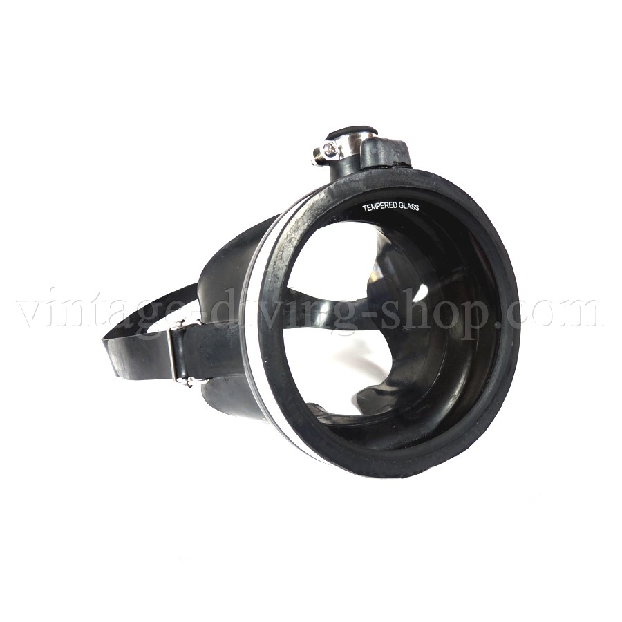 Classic Diving Scuba Mask with Hose Hole Taucherbrille mit Schnorchelloch NEW